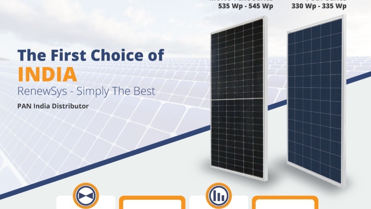 renewSys solar panels