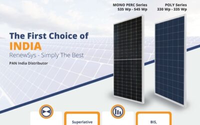 Embrace Solar Power with RenewSys Solar Panels from Wholesolar.co.in