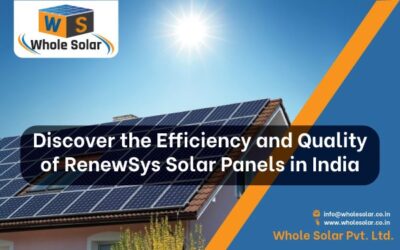 Discover the Efficiency and Quality of Renewsys Solar Panels in India