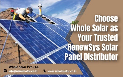 Choose Wholesolar.co.in as Your Trusted RenewSys Solar Panel Distributor