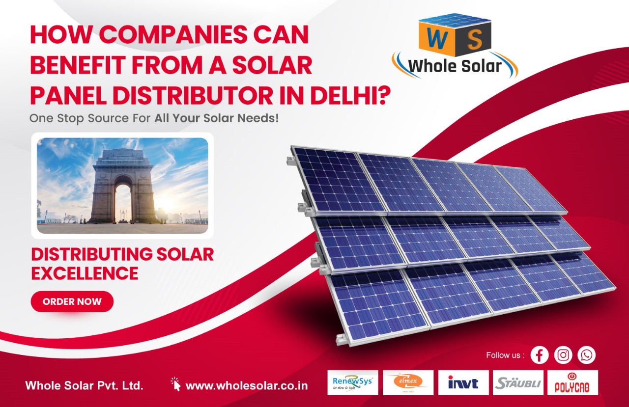 Whole solar is authorize renwesys solar panel distributor in delhi