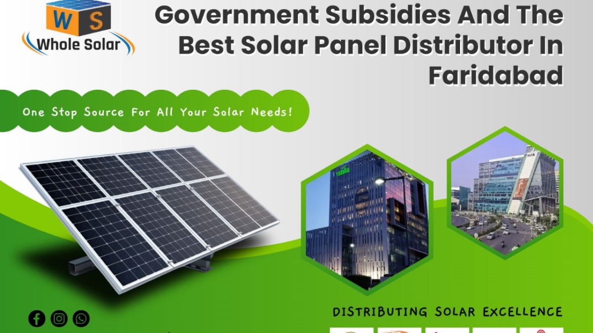 best solar panel distributor in faridabad