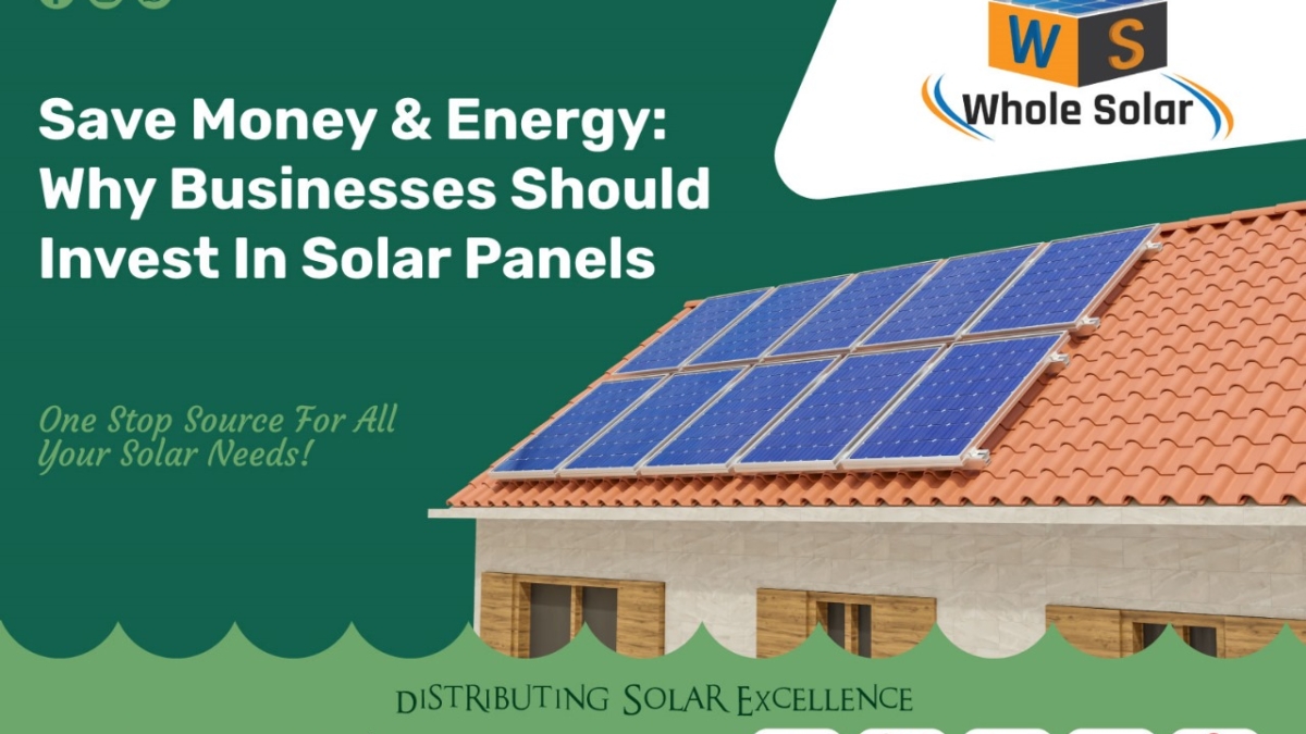 Save Money & Energy: Why Businesses Should Invest In Solar Panels
