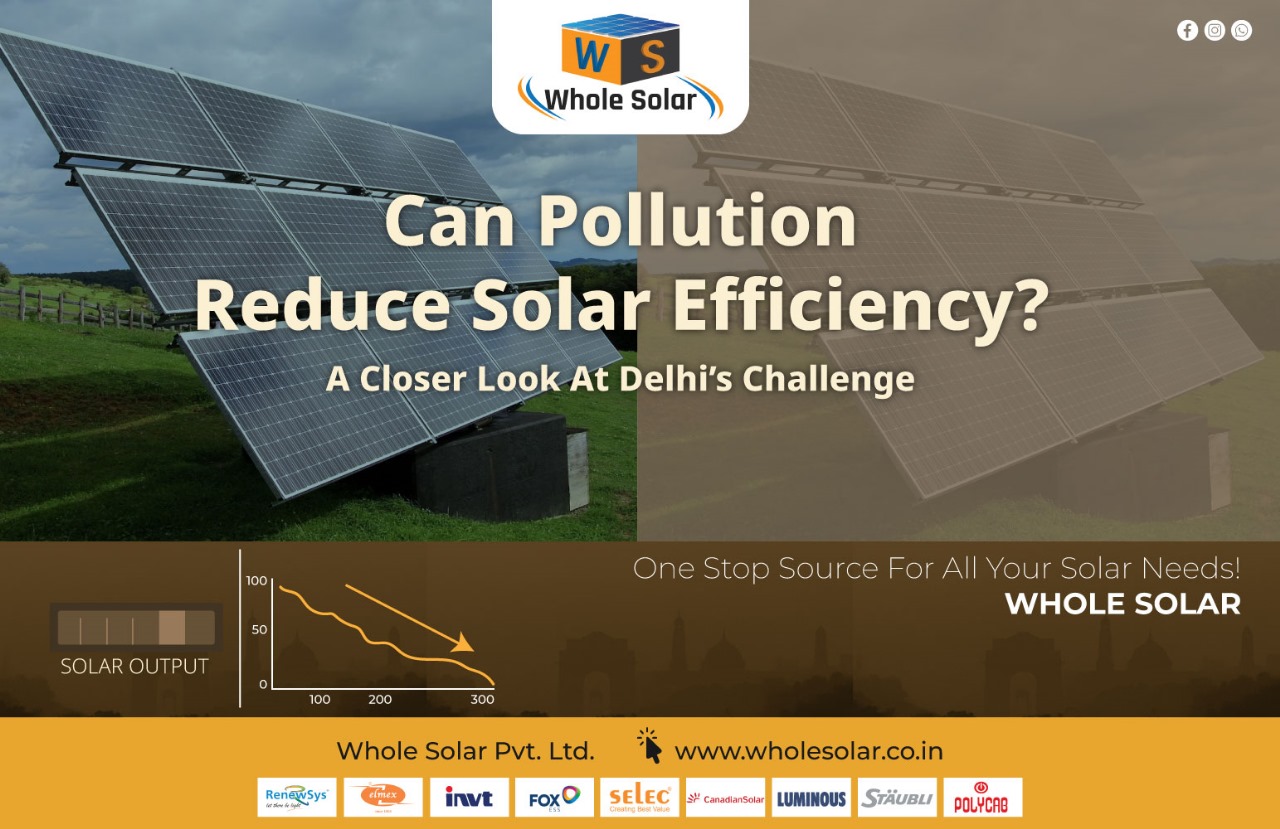 Can Pollution Reduce Solar Efficiency A Closer Look at Delhi’s Challenge