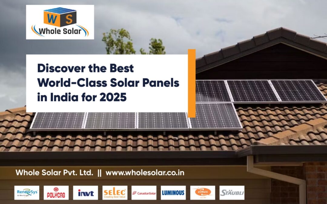 Discover the Best World-Class Solar Panels in India for 2025